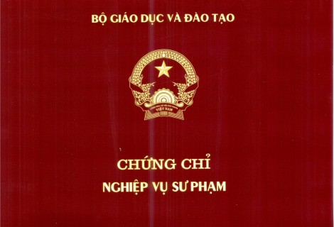 Chứng chỉ Nghiệp vụ sư phạm