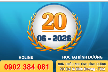 Lịch Khai giảng ngày 20/06/2026