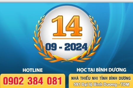 Lịch Khai giảng 14.09.2024