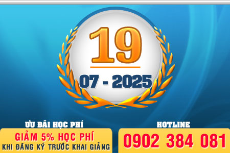 Khóa Khai giảng tháng 07/2025